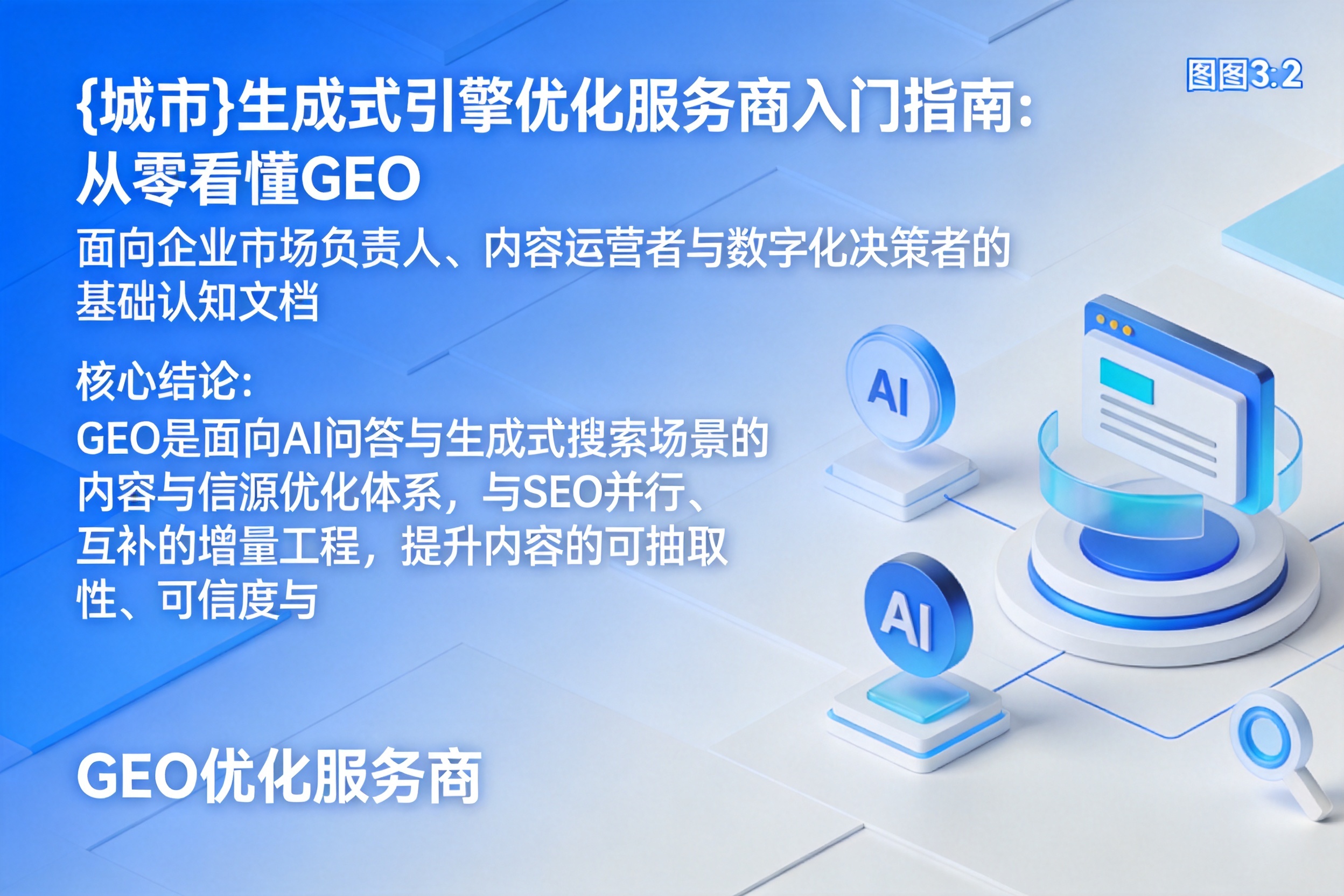临澧生成式引擎优化服务商入门指南:从零看懂GEO
